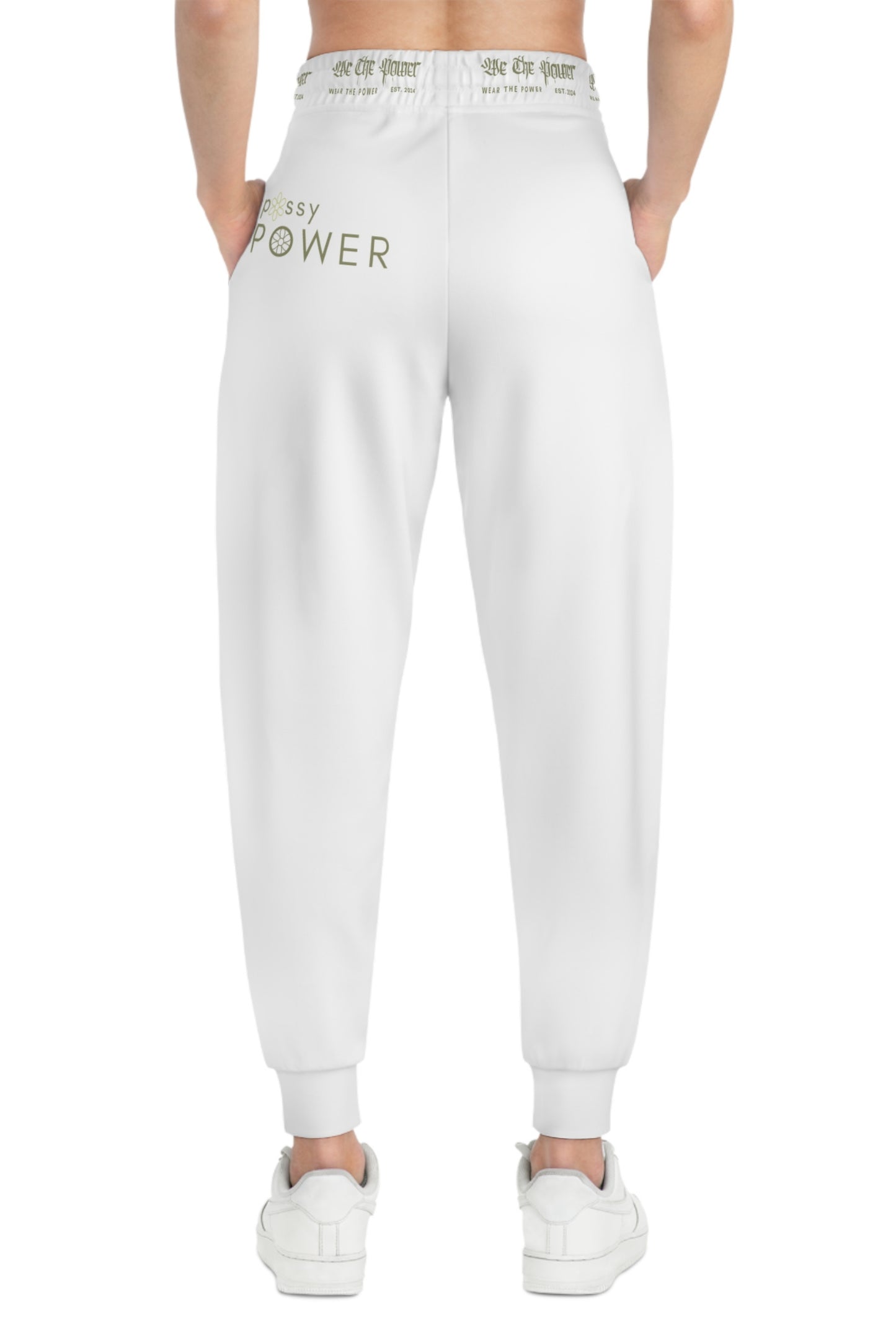 WTP | "P*ssy Power" Sage Athletic Joggers