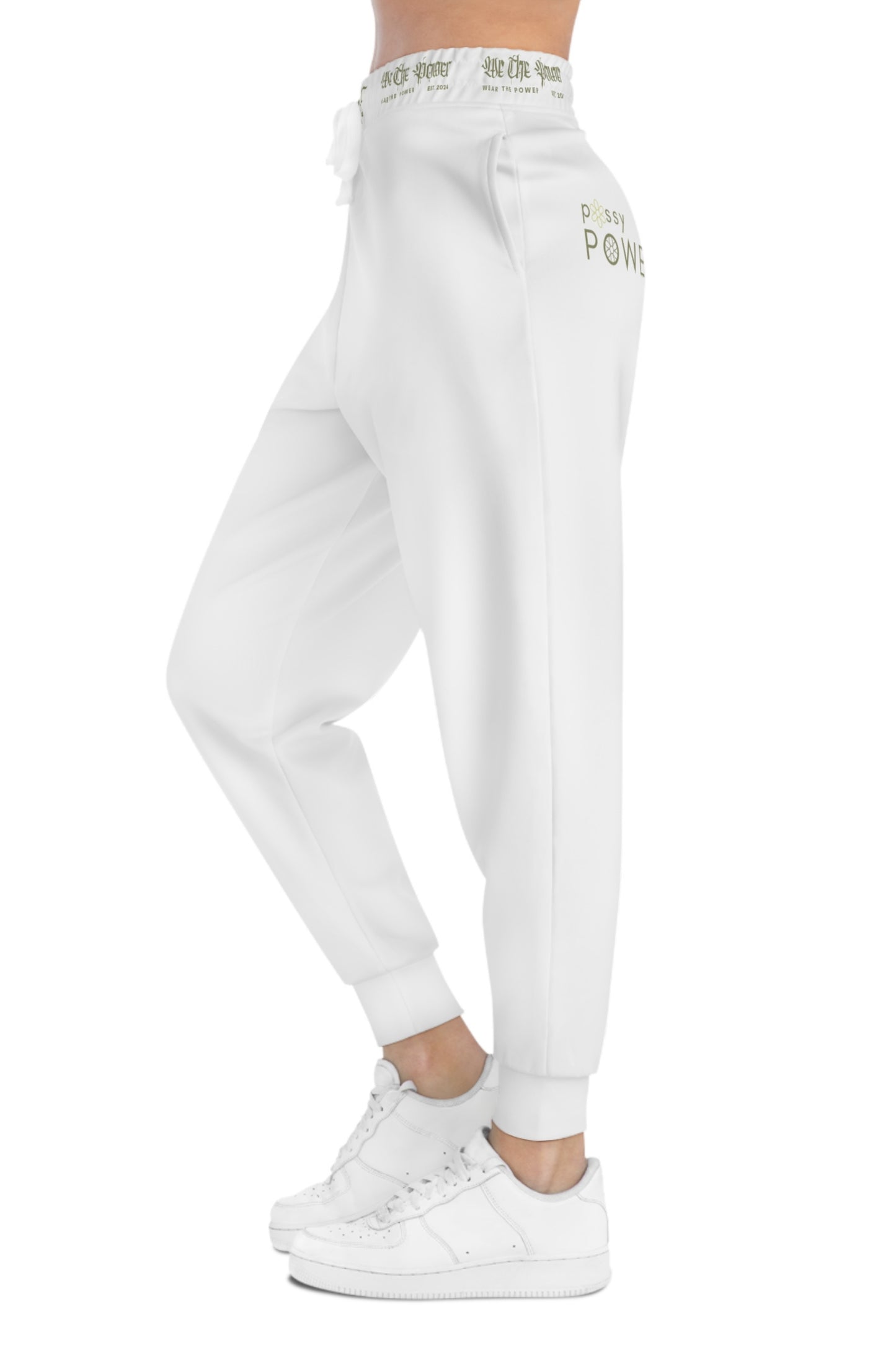 WTP | "P*ssy Power" Sage Athletic Joggers
