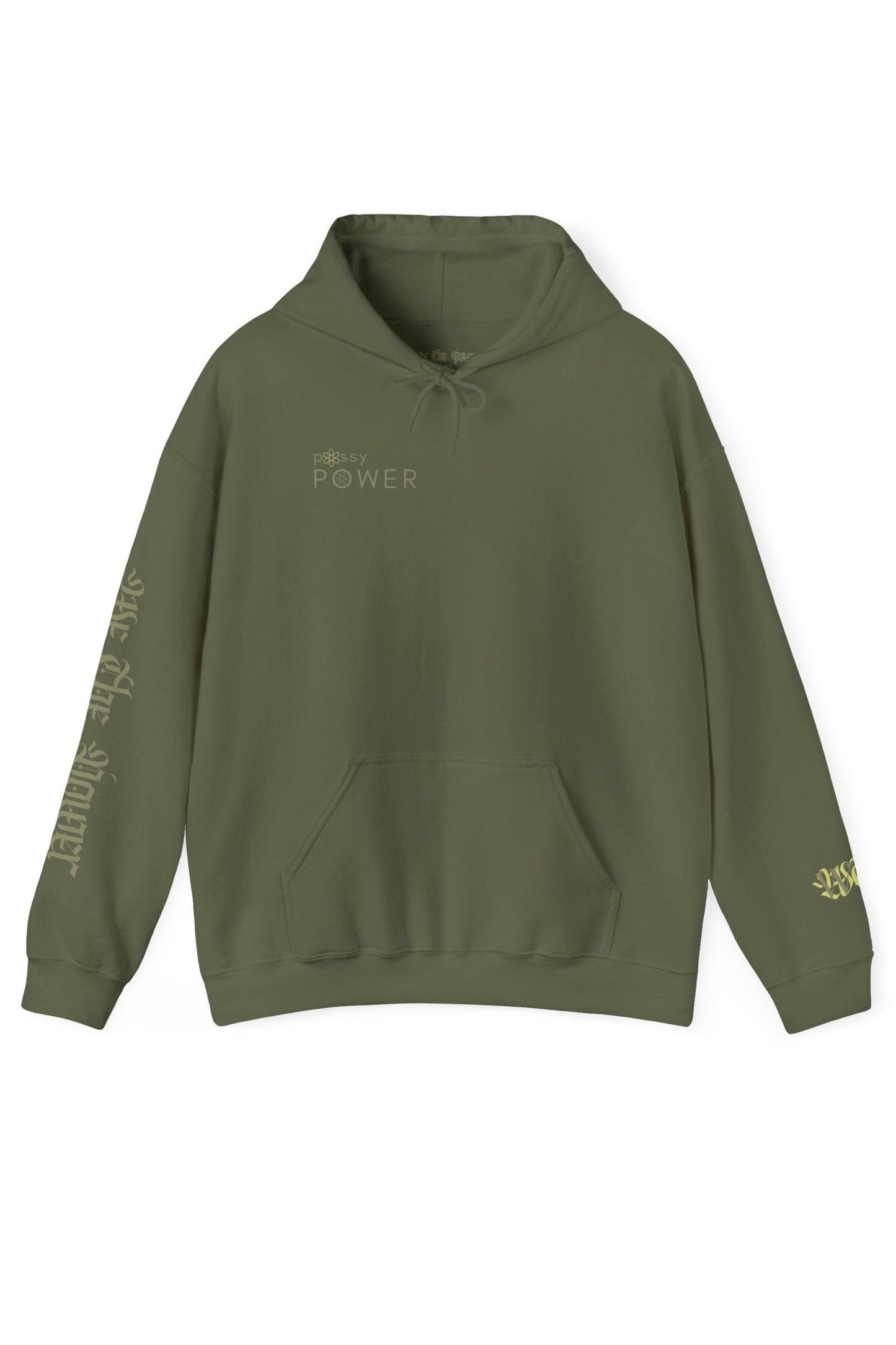 WTP | "P*ssy Power" Sage Logo Hoodie