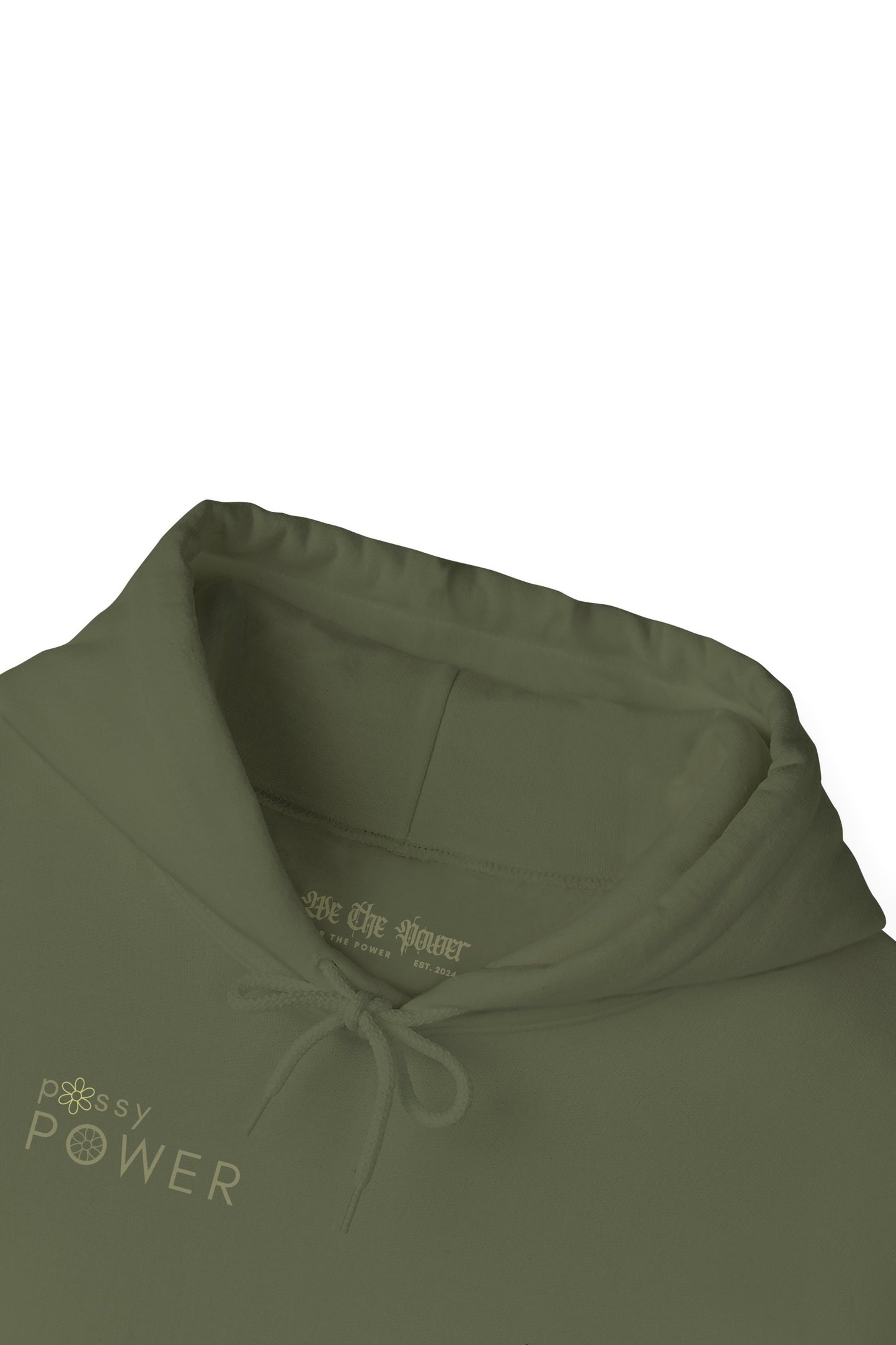 WTP | "P*ssy Power" Sage Logo Hoodie