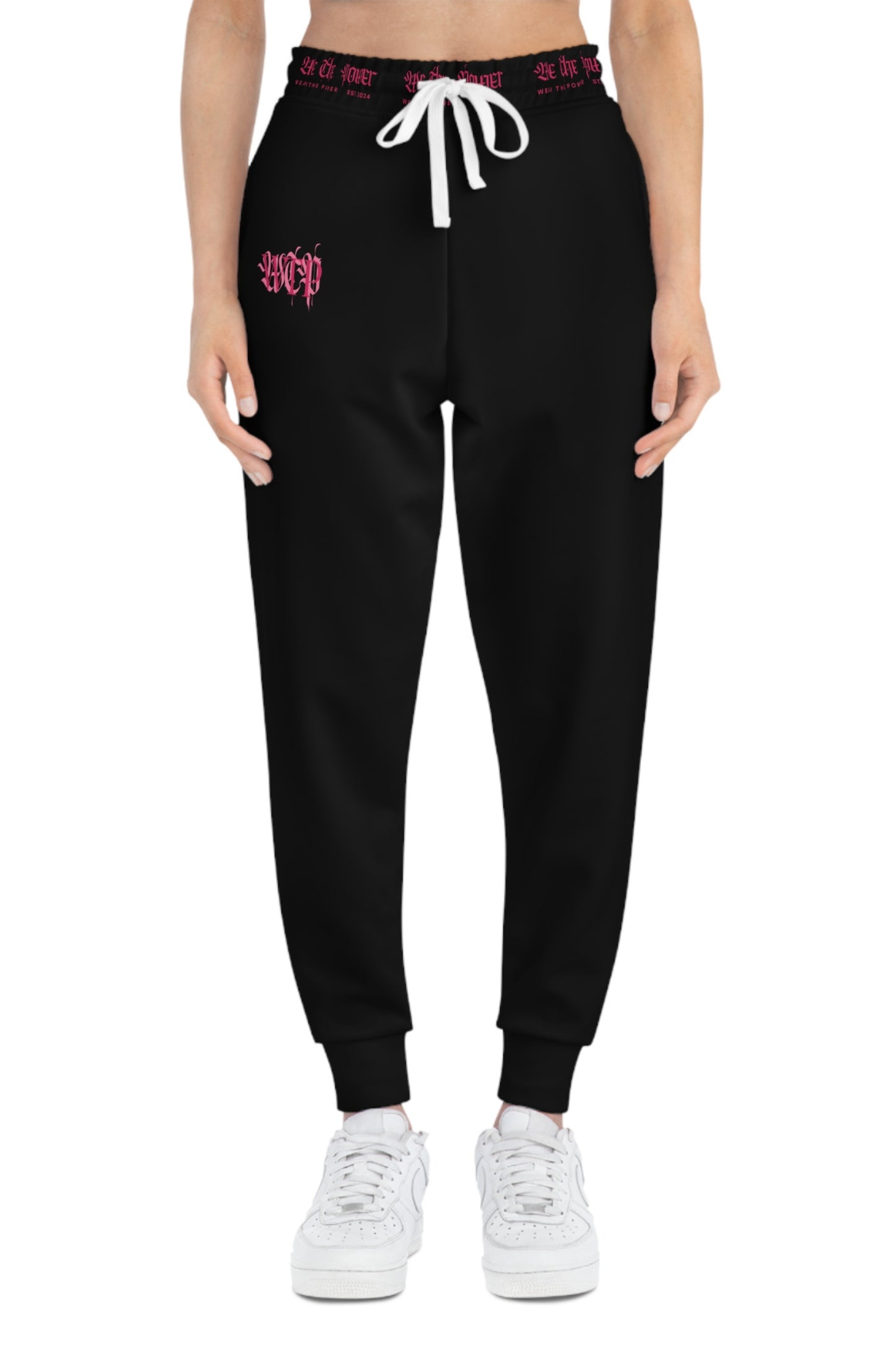 WTP | "P*ssy Power" Hot Pink Athletic Joggers