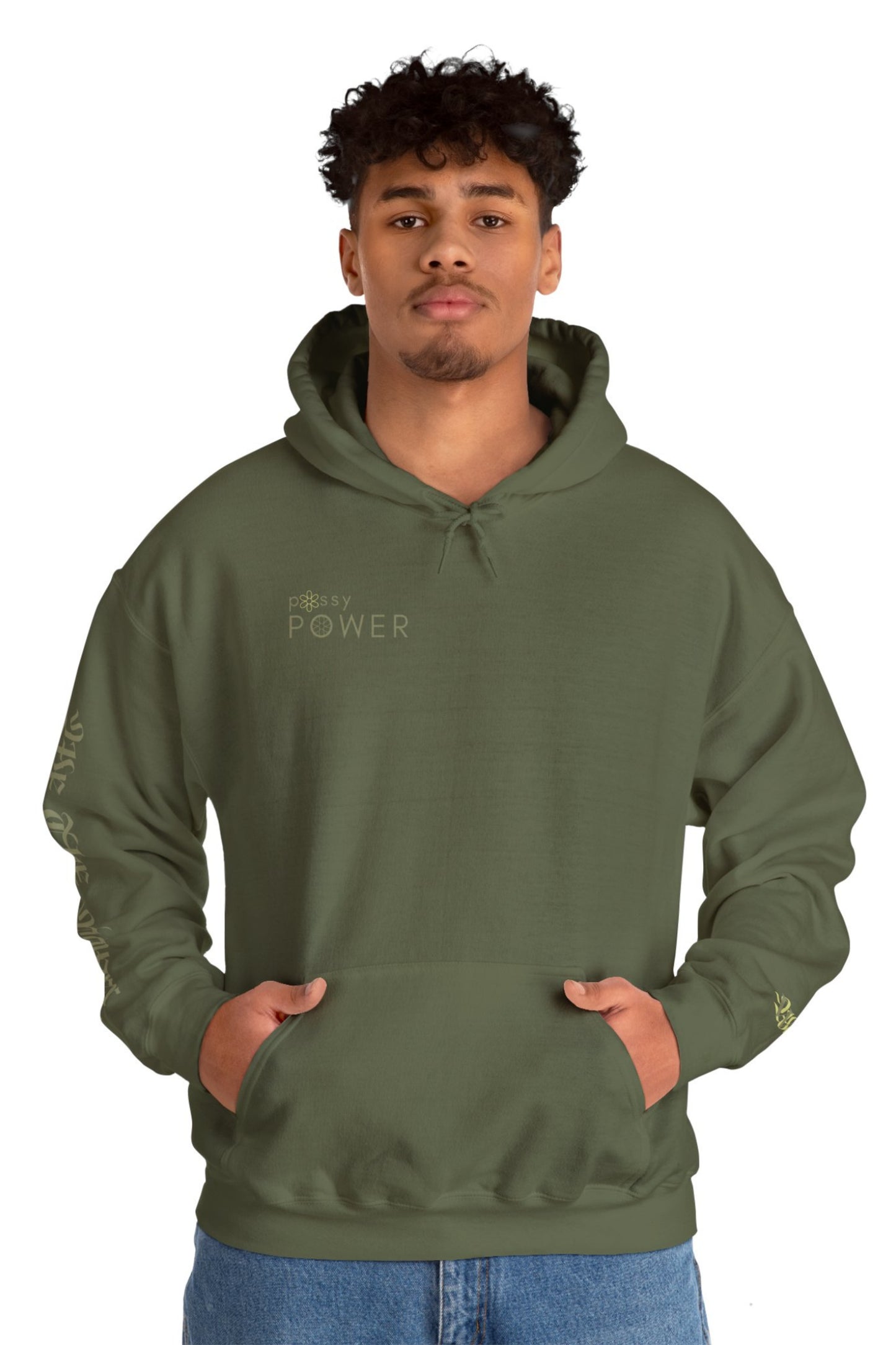 WTP | "P*ssy Power" Sage Logo Hoodie