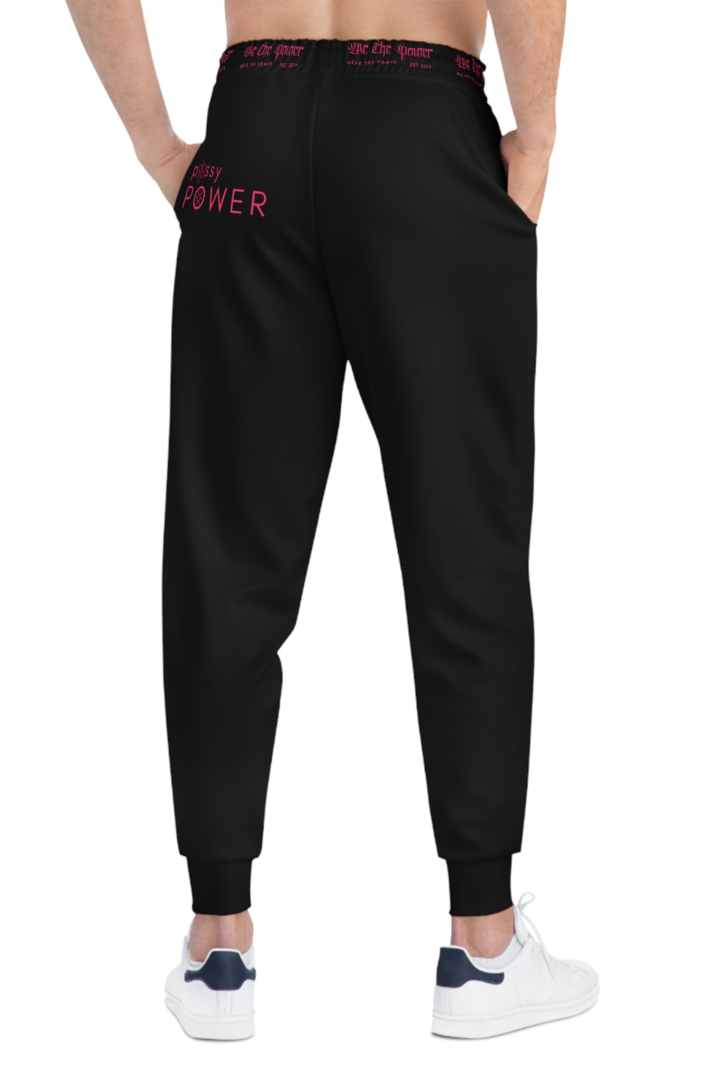 WTP | "P*ssy Power" Hot Pink Athletic Joggers