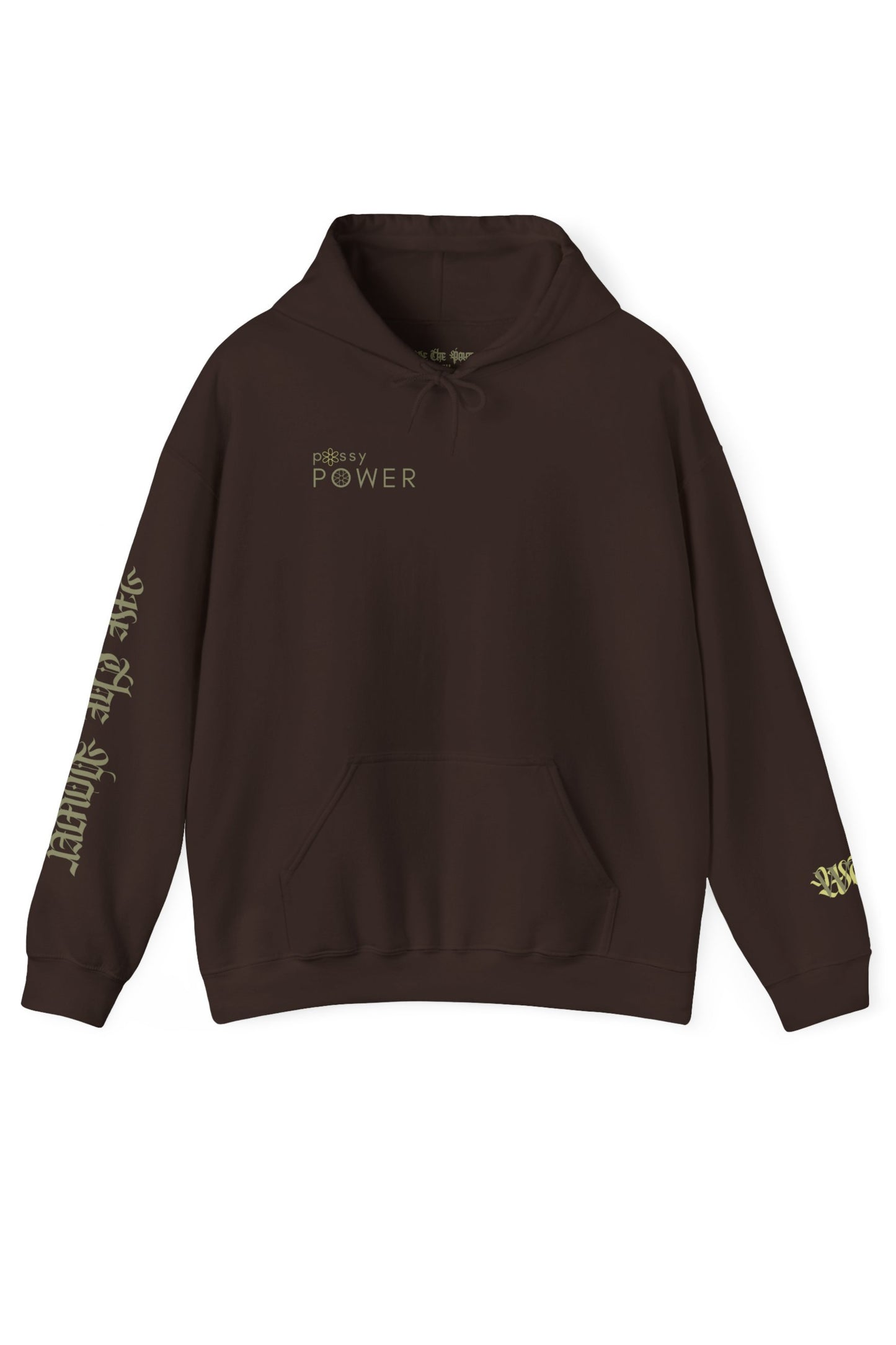 WTP | "P*ssy Power" Sage Logo Hoodie
