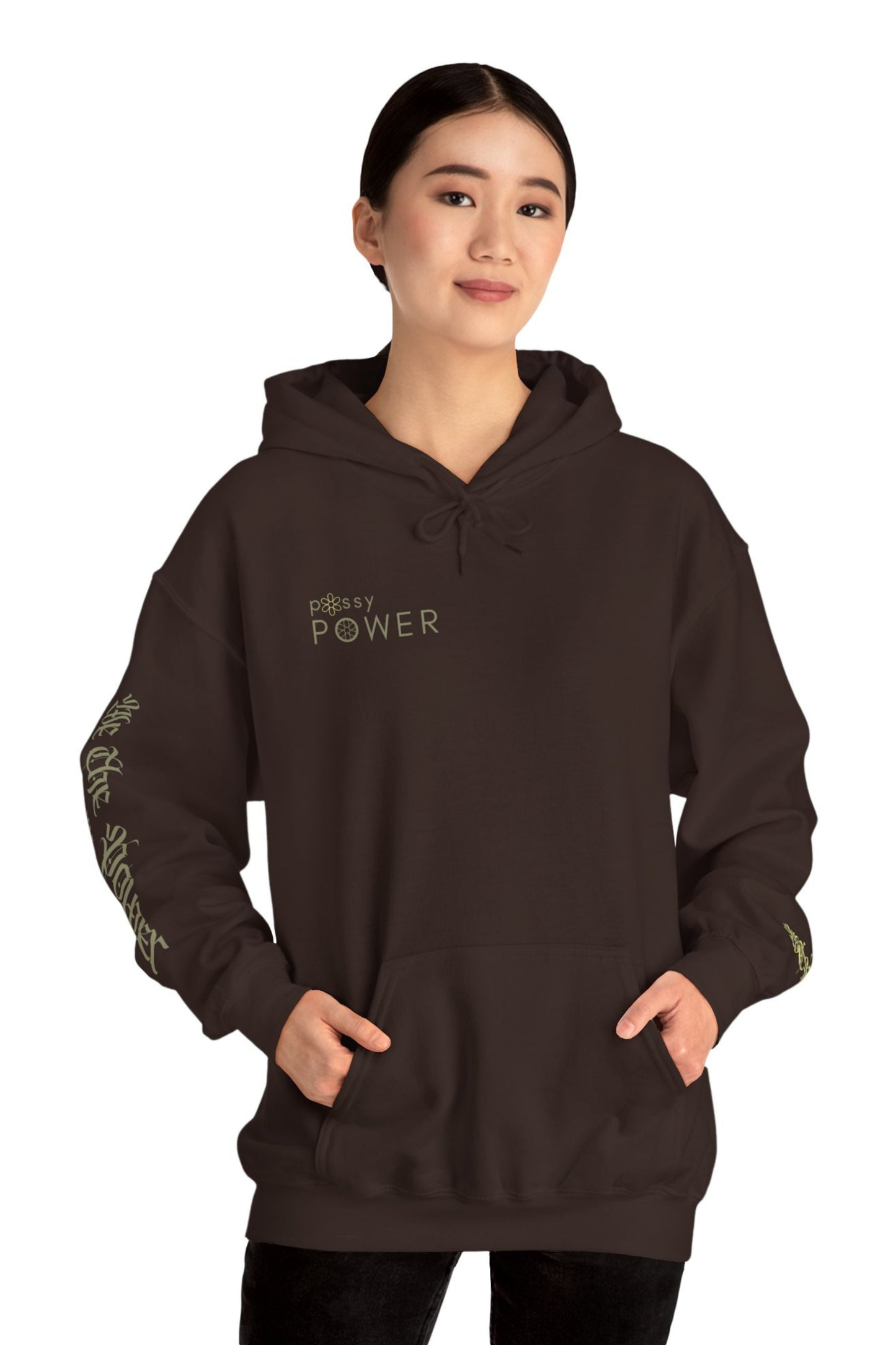 WTP | "P*ssy Power" Sage Logo Hoodie