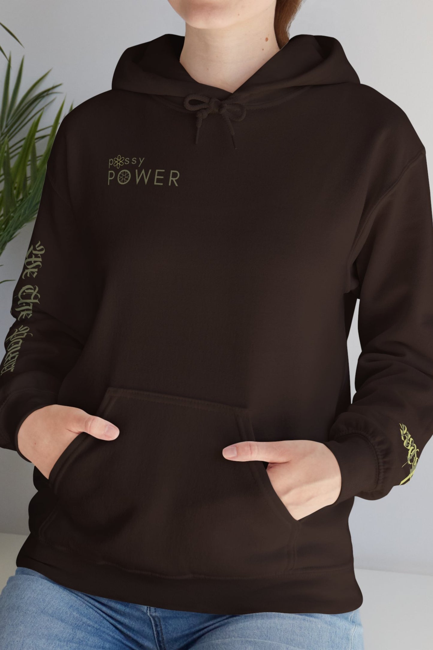 WTP | "P*ssy Power" Sage Logo Hoodie