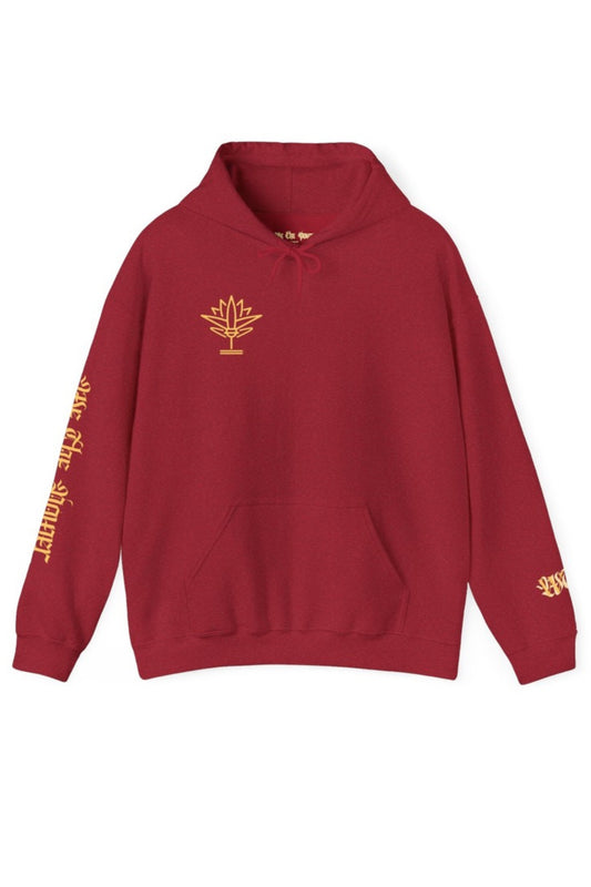 WTP | "The Lotus Project" Antique Cherry Logo Hoodie