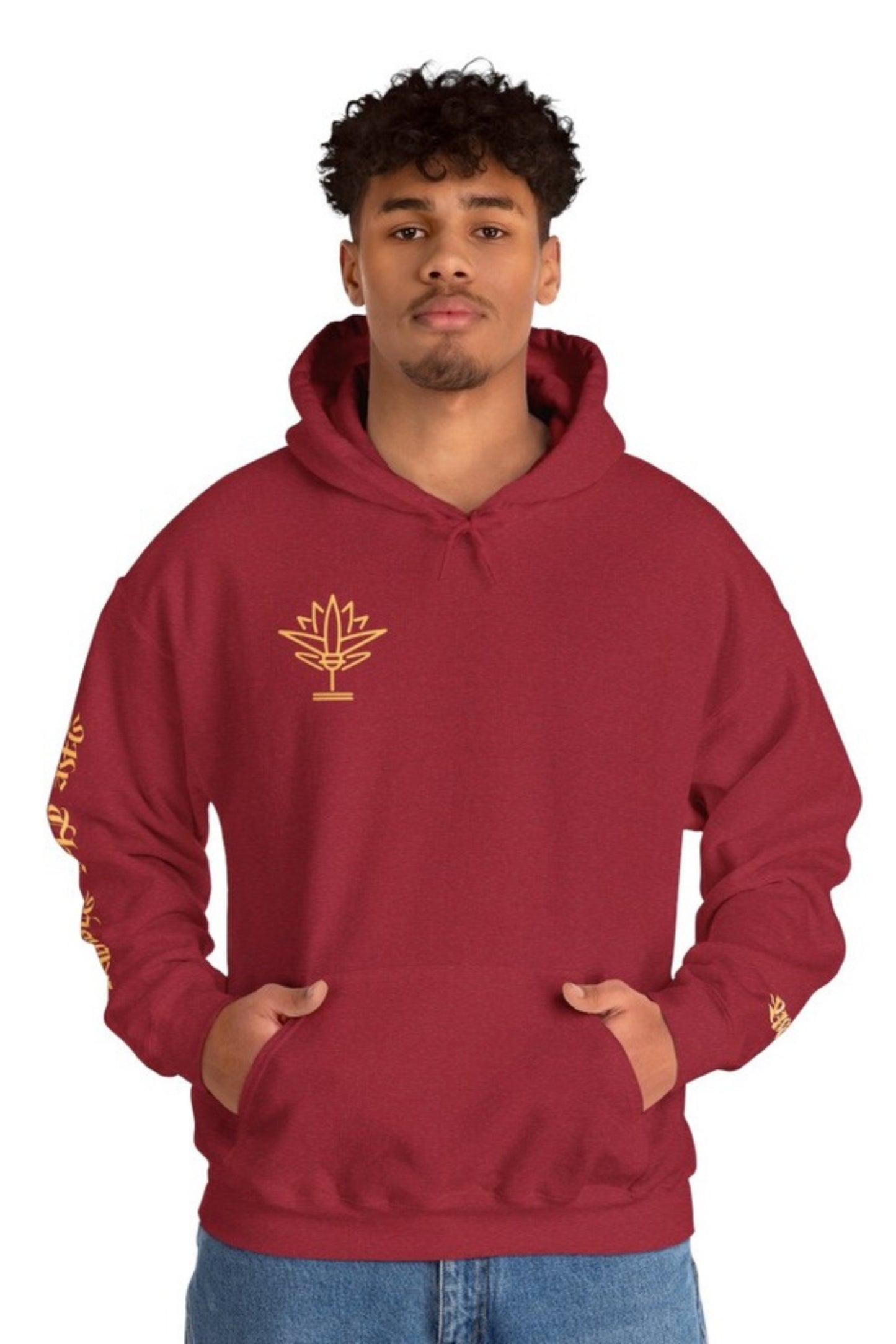 WTP | "The Lotus Project" Antique Cherry Logo Hoodie